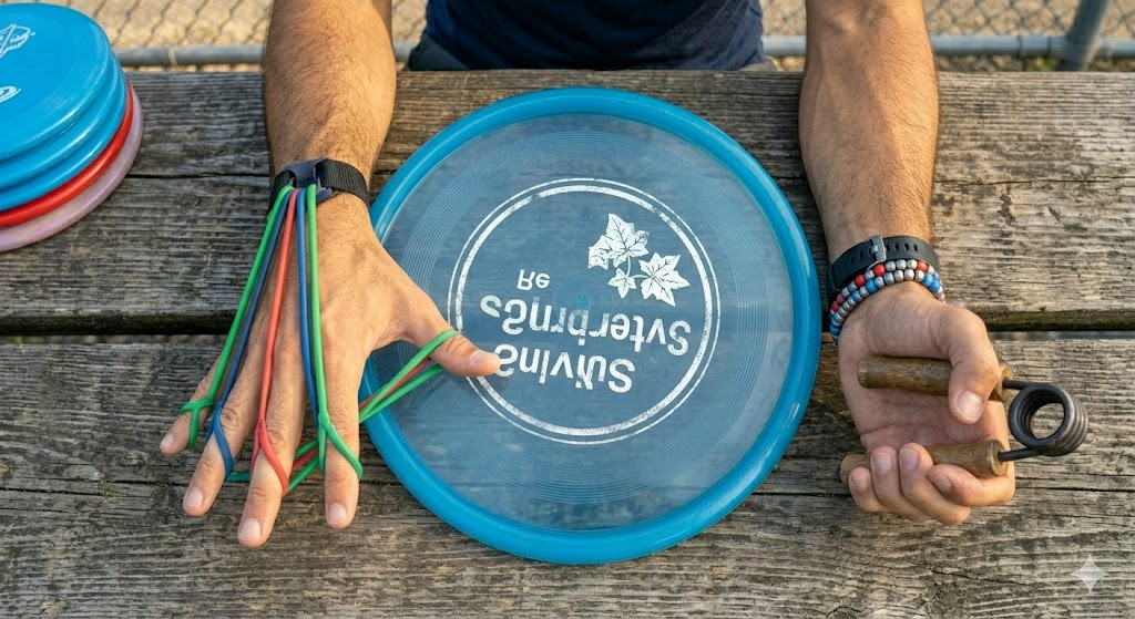 Finger bands and squeeze springs