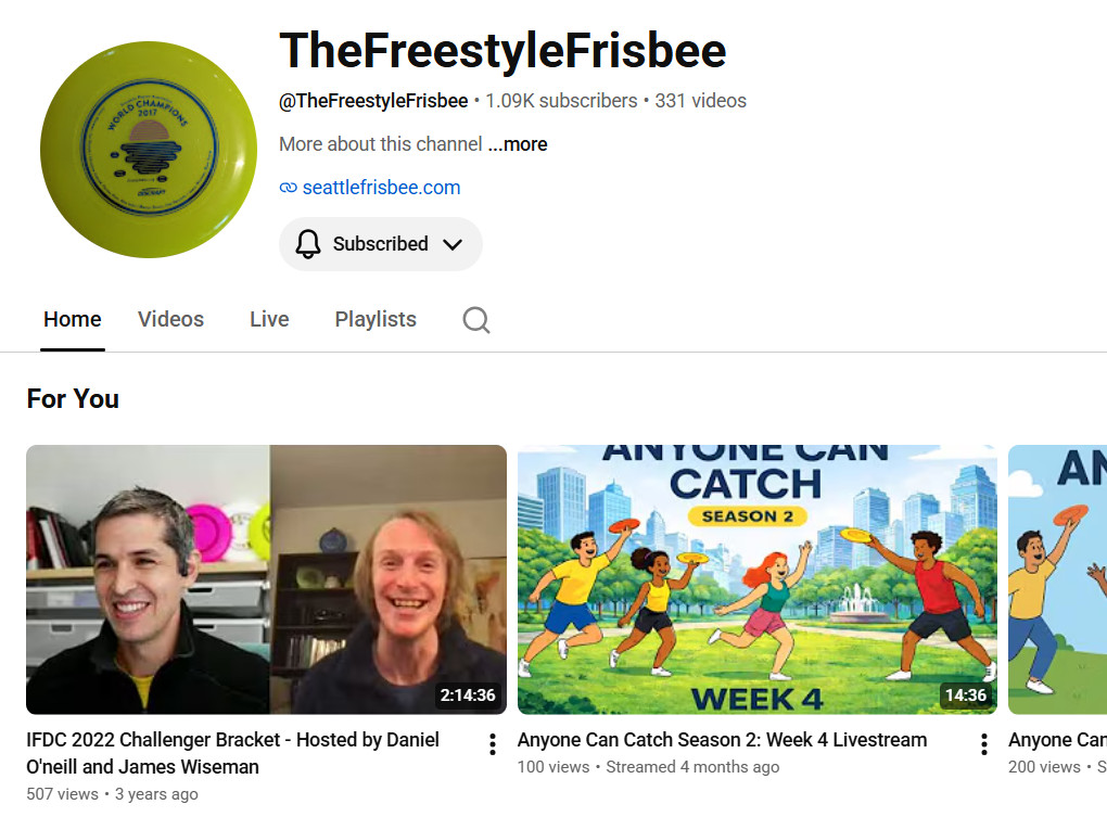 Freestyle Frisbee nail delay